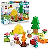 LEGO DUPLO Peppa Pig Kamp Gezisi 10452 | 2 Yaş ve &Uuml;zeri &Ccedil;ocuklar i&ccedil;in &Ccedil;adır ve 2 Fig&uuml;r İ&ccedil;eren Eğitici Oyuncak Yapım Seti, Hed