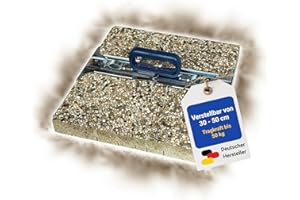 Karl Dahm Plattenkuli I Plattenheber für Platten von 30 bis 50cm I Praktischer Gehwegplatten Heber I Plattenheber Terrassenplatten I Hebehilfe – 10751