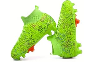 Burlbuny Football Boots for Kids Boys Soccer Shoes Girls Football Shoes