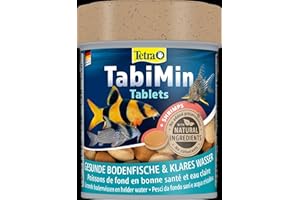 Tetra Tablets TabiMin - Alimento en pastillas para todos los peces de fondo, lata con 275 pastillas