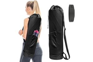 XdealCozyxc Portable Pilates Yoga Bags for Women with Adjustable Shoulder Strap