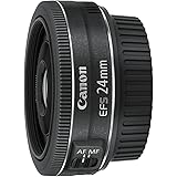 Canon Obiettivo Pancake EF-S 24 mm F/2.8 STM, Nero/Antracite