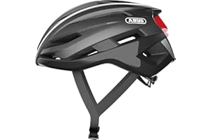 ABUS StormChaser Casco da corsa - Casco da bici aerodinamico per ciclismo professionistico per uomo e donna - Grigio Scuro, Taglia S
