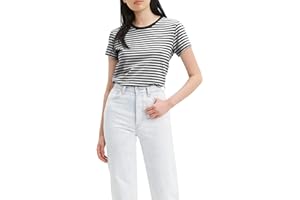 Levi's Damen The Perfect Tee T-Shirt, Large Batwing