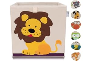 Lifeney Children's Storage Box I Practical Storage Box for Any Nursery I Kids Play Box Cute Toy Box I Basket for Storage of Kids Toys