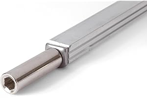 StewMac Barra de braguero de canal U, 22-13/16 pulgadas para bajo