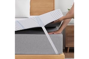 Sleremind Mattress Topper Double Bed, Memory Foam Double Mattress Topper 7cm with Machine Washable Cover,Pressure Relief & Breathable,135 * 190 * 7cm