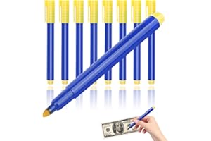 KISSTTA 8 pennarelli per banconote false, per verificare l'autenticità, varie banconote