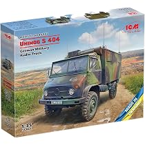 Maquette ICM 1:35 Unimog S 404 Camion Militaire Allemand - Kit Détaillé à Monter - Pour Modélistes à Partir De 14 Ans - 10