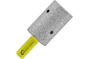 Fresa Diamantata 25mm Allargamento Sagomatura Rifilatura di Fori Esistenti con Codolo Esagonale in Piastrelle Porcellana Ceramica Marmo Granito Pietra Artificiale SANLEETEK