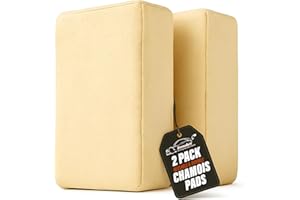 Xtremeauto Genuine Chamois Leather Demister Pads For Car - Window Condensation Sponge Demister, Car Demister Pad Windscreen Fog Remover Chamois Pad For Windscreen, Mirrors, Window Mist