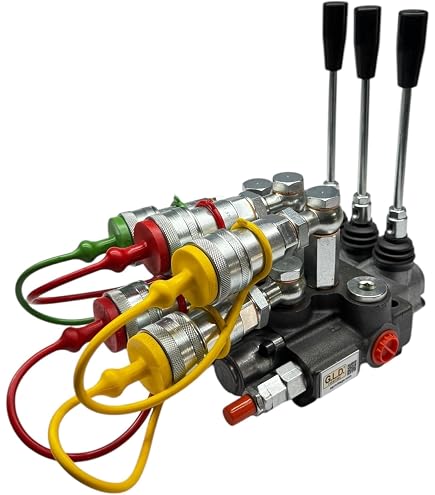 Distributore Oleodinamico Per Trattore 1 Leva Doppio Effetto - Portata 45 L/min, Pressione 300 Bar, 3/8"