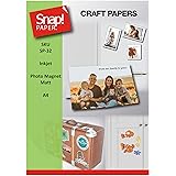 SNAP Inkjet Printable Photo Matt Magnetic Sheets 0.30mm Thick A4 x 7 Sheets SP-32-7