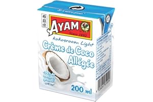 Ayam Crème de coco allégée, -46% de matières grasses - La brique de 200ml