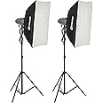 Visico Photo Lighting Kit Vl 300Plus Soft Box Kit, Multicolor, L