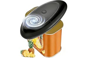 BEMKUUFGLI Dosenöffner Elektrisch, Deckel Ohne Scharfe Kanten, Automatischer One Touch Elektrischer Dosenöffner für alle Dosengrößen, Can Opener Electric für Arthritis und Schwache Hände, für Outdoor und Familie