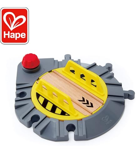 Cloche De Signalement Hape Pour Circuit Train Bois - Jeu éducatif Enfant 3 Ans - Sonne Quand Le Train Passe