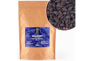 BRIX, GROWN FOR FLAVOUR BRIX Mûres Lyophilisés | Mure Seches 100% Naturel 95 g | Fruits Secs Great Taste Award | Sans OGM Sans Gluten Vegetalien Vitamines Conservees