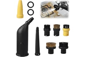 LONGZHUO Lot de 10 Accessoires pour Nettoyeur Vapeur, Accessoires Karcher Nettoyeur Vapeur pour Les Aspirateurs Vapeur Karcher SC1 SC2 SC3 SC4 SC5 SC7 CTK10