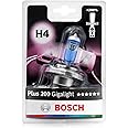 Bosch H4 (472) Plus 200 Gigalight Halogen Headlight Bulb, 12V 60/55 W, 200% more Light - Socket Type P43t - 1 Replacement Car Light Bulb