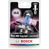 BOSCH AMPUL - PLUS 200 GİGALİGHT - H4-12 V - 60/55 W -, PLUS 200 GİGALİGHT