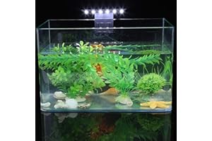 GERMERSE Lámpara de cultivo de plantas, bajo consumo de energía Iluminación de cultivo de plantas Luz de acuario impermeable Lámpara de clip de acuario para iluminación interior para lámparas
