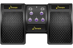 Donner Uppladdningsbar Bluetooth-sida pedal för