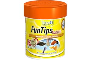 Tetra FunTips Tabletki – tabletki na karmę przylegające do szyby akwarium, optymalnie nadaje się do obserwacji ryb, 75 tabletek
