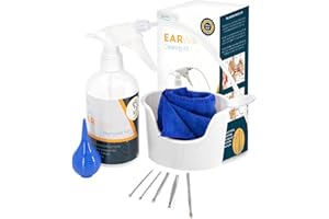 STERLIX Ear Wax Remover Kit, 20-in-1 Ear Cleaner Removal Kit for Baby, Kids and Adults Easy, Safe & Effective Cleaning Tool with Water Pump, Syringe & Spray Bottle for Ear Wax Suction/Irrigation