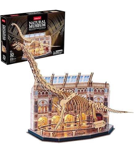 Puzzle 3D Janod Triceratopo 32 Pezzi - Gioco Di Costruzione In Cartone FSC, Dai 5 Anni, Fabbricato In Francia