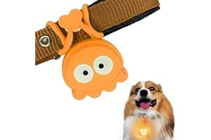 LaRoo Safety LED-Flashing Light for Dogs, Cats LED-Light Pendant Keyring, Clip on Dog Collar Charms Blinker Light Waterproof Safety Light for Walking the Dog Outdoor Sports