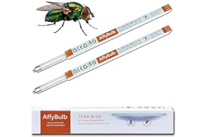 AffyBulb Lámparas de reemplazo para lampara antimosquitos/mata mosquitos electrico (8W-2P)