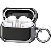 Teknoft Samsung Galaxy Buds 3 Pro, Buds 3 ve Buds 3 FE ile Uyumlu Darbelere Karşı Ultra G&uuml;&ccedil;l&uuml; &Ccedil;ift Renkli Sert Kenarlı Mat Si