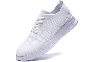 UNQWQZ Herren Sneaker Hallenschuhe Turnschuhe Freizeit Anzugschuhe Loafer Mokassins Leichtgewichts Atmungsaktiv Business Schuhe Bootsschuhe Oxfords Anzugschuhe Hochzeitsschuhe