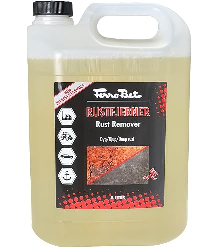 EVAPO-RUST 5 Liter – Veilige, Niet-giftige Roestverwijderaar, Biologisch Afbreekbaar, Zonder Schuren Of Krassen, Voor Auto- En Gereedschapsrestauratie