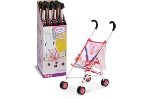 BABY born Dockvagn rosa med väska