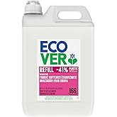 Ecover Eco-Friendly Washing Machine Softener, Apple Blossom/Almond Fragrance, 5L Refillable Format, 166 Washes (Packaging May