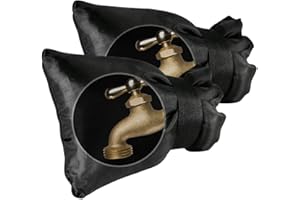 CIHELY Outside Tap Covers For The Winter 2Pcs Large Thickened Outdoor Tap Jacket Waterproof Insulated Protector From Frost - 8.6" x 7.1" Fits Any Standard Tap