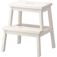 IKEA BEKVÄM Tritthocker, 50 cm, weiß