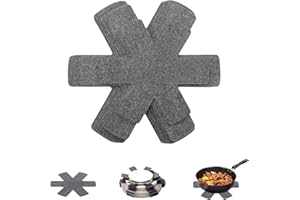 SNZ Proteggi Pentole in Feltro 15 Pezzi - Sottopentola Antiscivolo per Padelle (38cm, 35cm, 26cm) - Salvapadelle per Protezione Mobili e Prolungare la Vita di Pentole – grigio
