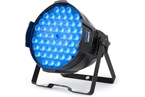 BETOPPER Luces de Discoteca DJ Luces Escenario DMX LED Par Foco Luz Escenario RGB 54x3w Proyector Iluminación Sonido Estroboscópica Lampe para Fiesta Bar Boda Casa Teatro Church Club LPC007 (1 pack)