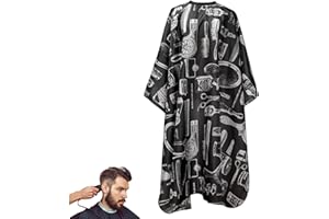 MniimaLuxe Hairdressing Cape, Hairdressing Cape, Adult Hair Cutting Cape with Closure, Barber Cape, Haircut Hairdressing Cape, Hairdressing Accessories for Men and Women, Salon Hair Cutting