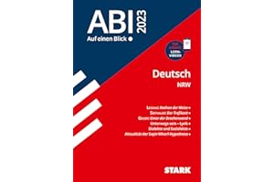 STARK Abi - auf einen Blick! Deutsch NRW 2023: Gut erklärt! Lernvideos (STARK-Verlag - Auf einen Blick!)