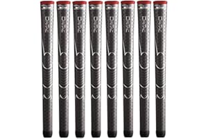 Winn Dri-TAC Standard Größe Golf Grips – Set of 8, Dunkel Grau