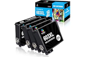 LeciRoba 603xl wkłady do drukarki zamiennik do epson 603xl Multipack i Epson 603 do Epson XP 2100 XP 2150 XP 3100 XP 3150 XP 4100 XP 4150 Workforce WF 2810 WF2820 WF 2840 WF 2870 (4BK)