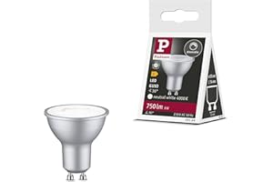 Paulmann 29169 Reflector LED estándar 230 V GU10 750 lm 8 W 4000 K regulable cromo mate 36° fuente de luz