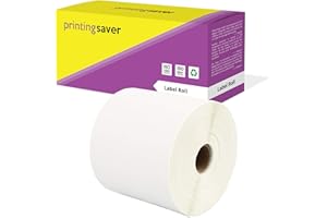 Printing Saver 100 x 150 mm Compatibile Rotolo Etichette Termica Diretta (500 Etichette/Rotolo) per Zebra Toshiba Sato Honeywell Intermec Datamax CAB Eltron Godex Orion UPS Wasp etichettatrici