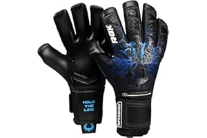 Renegade GK Edizione Limitata Rogue Guanti Da Portiere Con Microbe-Guard (Taglia 6-11, 8 Stiles) Pro Protezione Da Ditos | Solo 1500 Realizzati | 4mm Giga Grip| Presa E Protezione | Adulto, Bambino