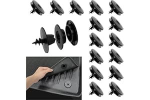 FINALCOOL 15 Clip Per Tappetino Per Auto, Clip Di Supporto Per Tappeti,3 In 1, Universali Per Tappetino, Plastica Per Il Fissaggio Di Tappetini, Tappeto Morsetto Fisso, Auto Tappetino Fermo