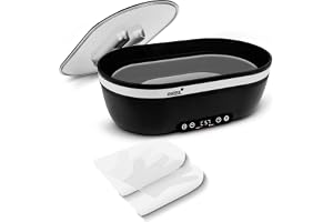 Pulox Paraffinbad WB-4500 - Stort 4500 ml vaxbad för händer & fötter med 2 behållare och tillbehör
